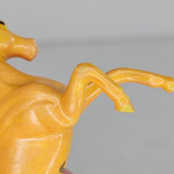 Breyer Custom Rearing Arabian Stablemate Horse Shimmering Orange Signed CM - Picture 11 of 11